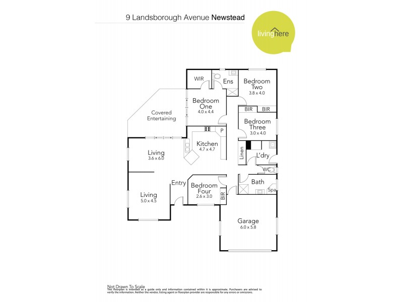 9 Landsborough Avenue, Newstead TAS 7250 Floorplan