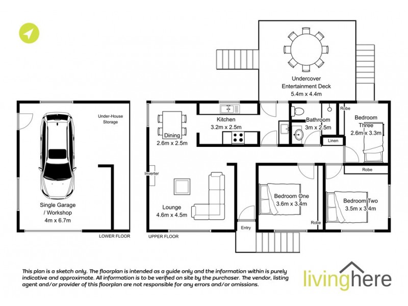 102 Viewbank Road, Newnham TAS 7248 Floorplan