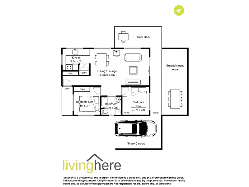 2/18 Bishops Drive, Newnham TAS 7248 Floorplan