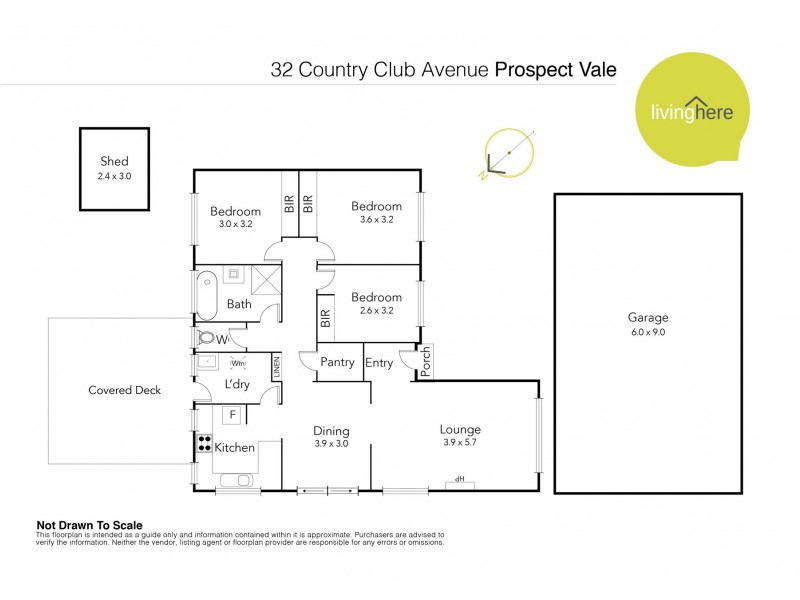 32 Country Club Avenue, Prospect Vale TAS 7250 Floorplan