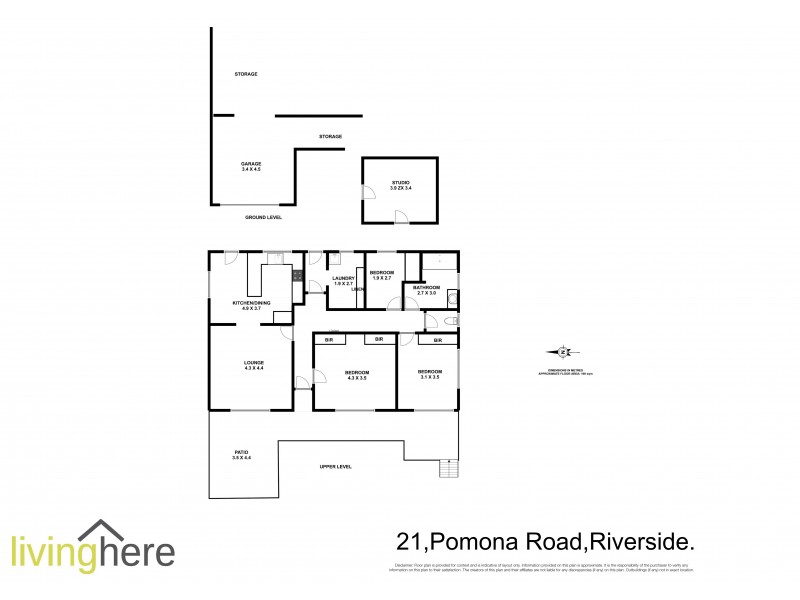 21 Pomona Road, Riverside TAS 7250 Floorplan