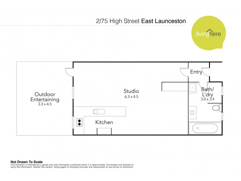 2/75 High Street, East Launceston TAS 7250 Floorplan