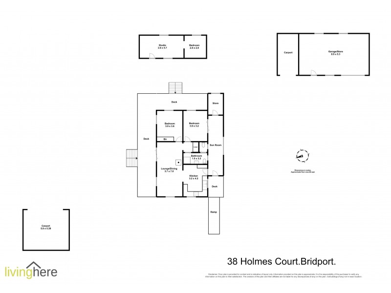 38 Holmes Court, Bridport TAS 7262 Floorplan