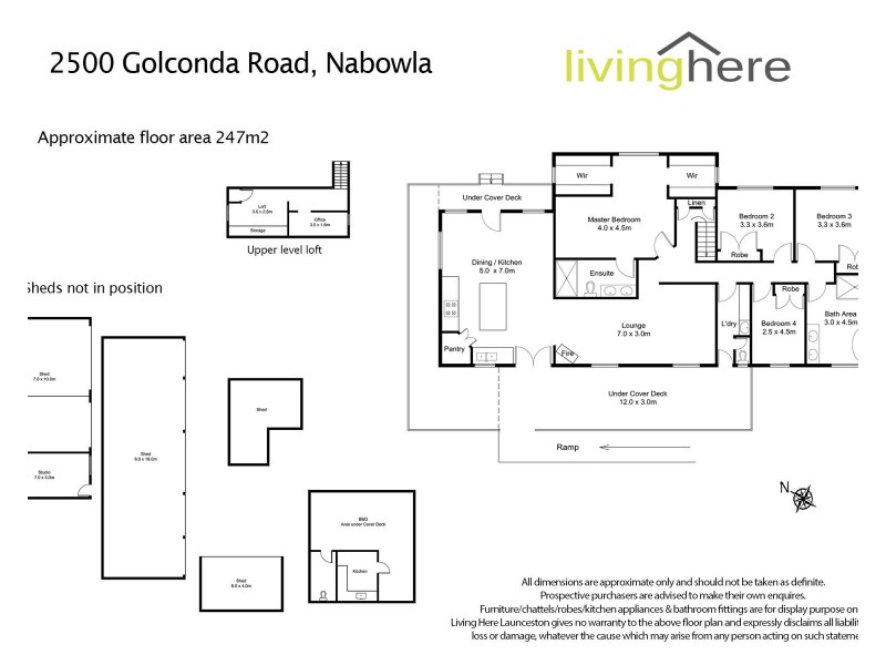 2500 Golconda Road, Nabowla TAS 7260 Floorplan