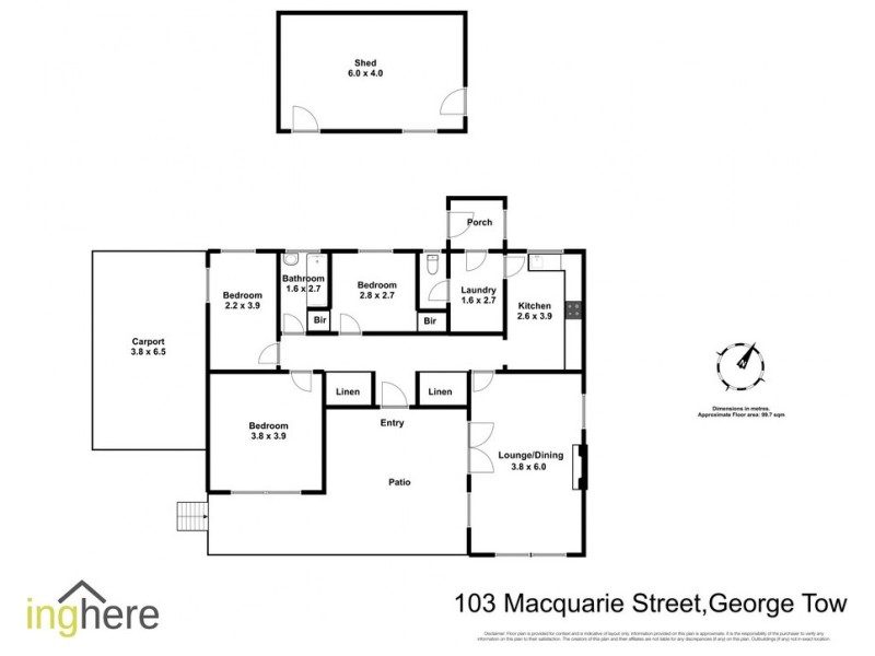 103 Macquarie Street, George Town TAS 7253 Floorplan