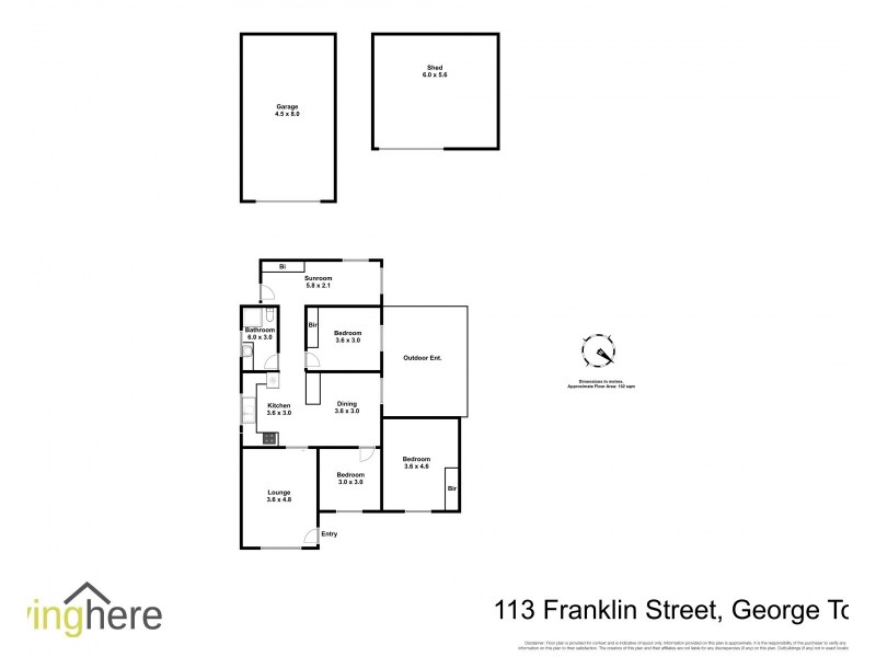 113 Franklin Street, George Town TAS 7253 Floorplan