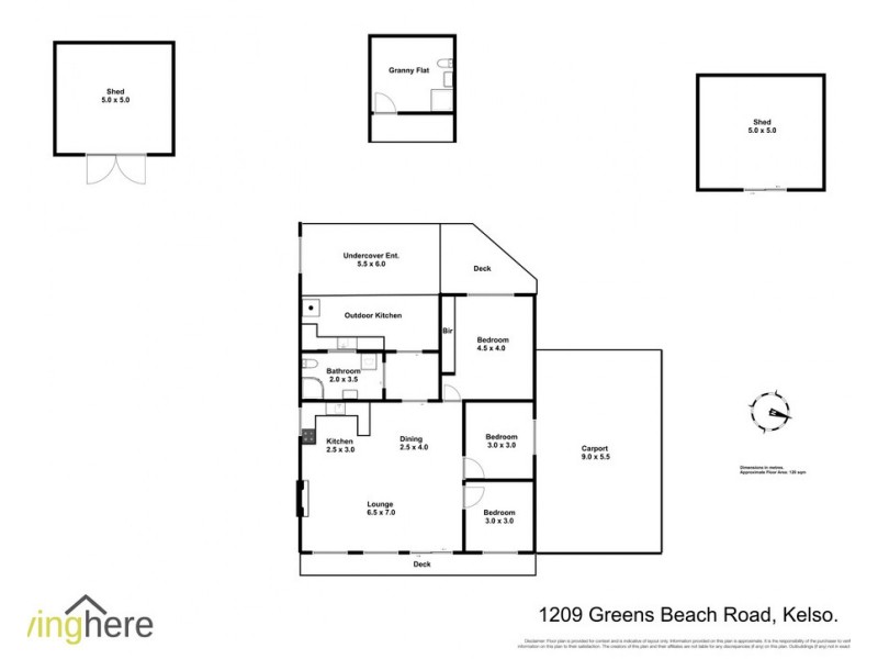 1209 Greens Beach Road, Kelso TAS 7270 Floorplan