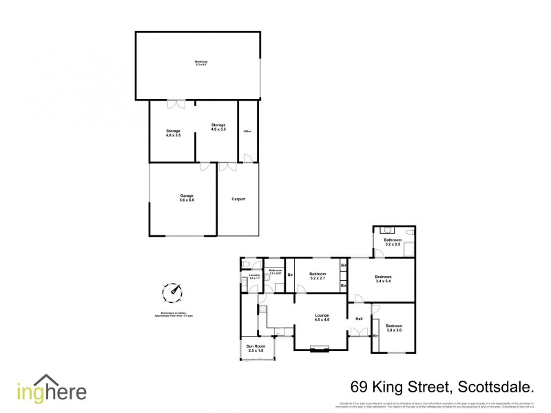 69 King Street, Scottsdale TAS 7260 Floorplan