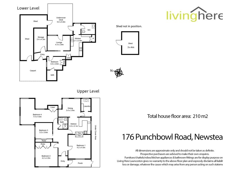 176 Punchbowl Road, Newstead TAS 7250 Floorplan