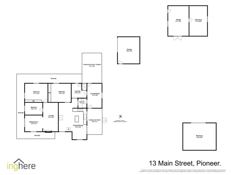 13 Main Road, Pioneer TAS 7264 Floorplan