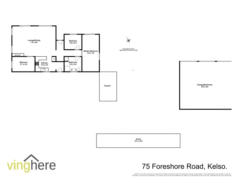 75 Foreshore Road, Kelso TAS 7270 Floorplan