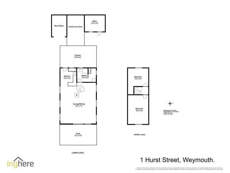 1 Hurst Street, Weymouth TAS 7252 Floorplan