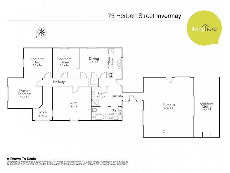 75 Herbert Street, Invermay TAS 7248 Floorplan