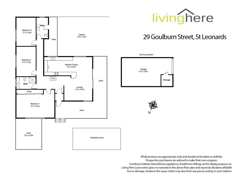 29 Goulburn Street, St Leonards TAS 7250 Floorplan