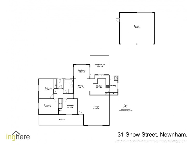 31 Snow Street, Newnham TAS 7248 Floorplan
