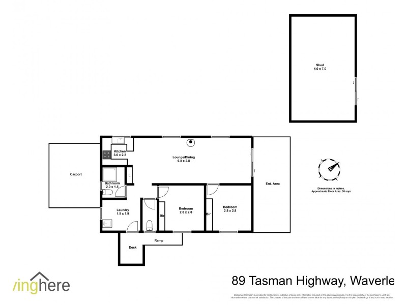 89 Tasman Highway, Waverley TAS 7250 Floorplan