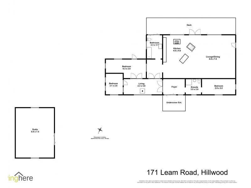 171 Leam Road, Hillwood TAS 7252 Floorplan