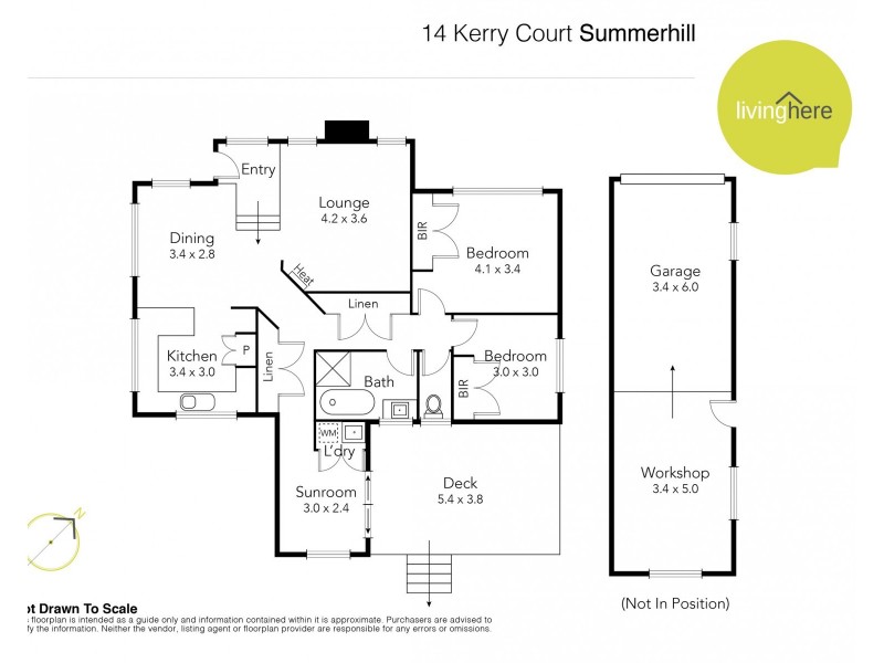 14 Kerry Court, Summerhill TAS 7250 Floorplan