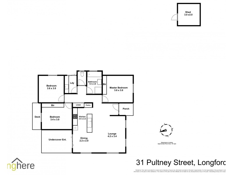 31 Pultney Street, Longford TAS 7301 Floorplan