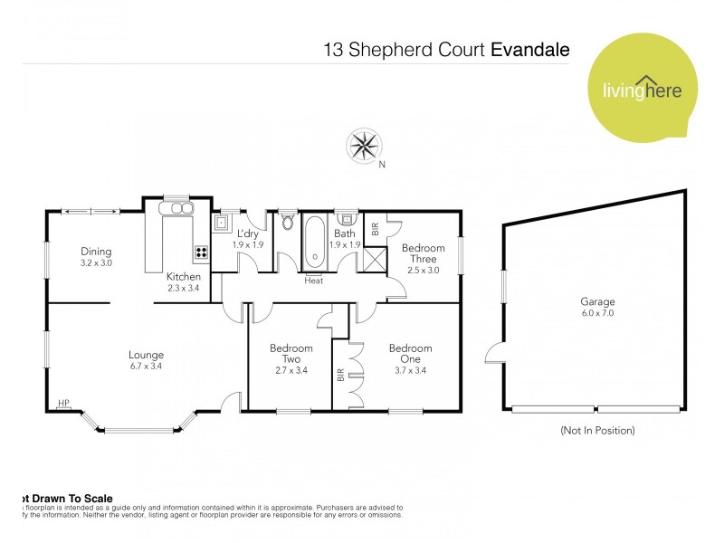 13 Shepherds Court, Evandale TAS 7212 Floorplan
