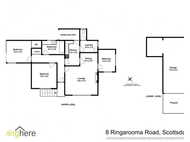 8 Ringarooma Road, Scottsdale TAS 7260 Floorplan