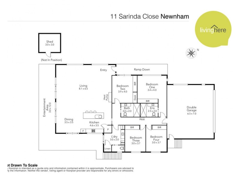 11 Sarinda Close, Newnham TAS 7248 Floorplan