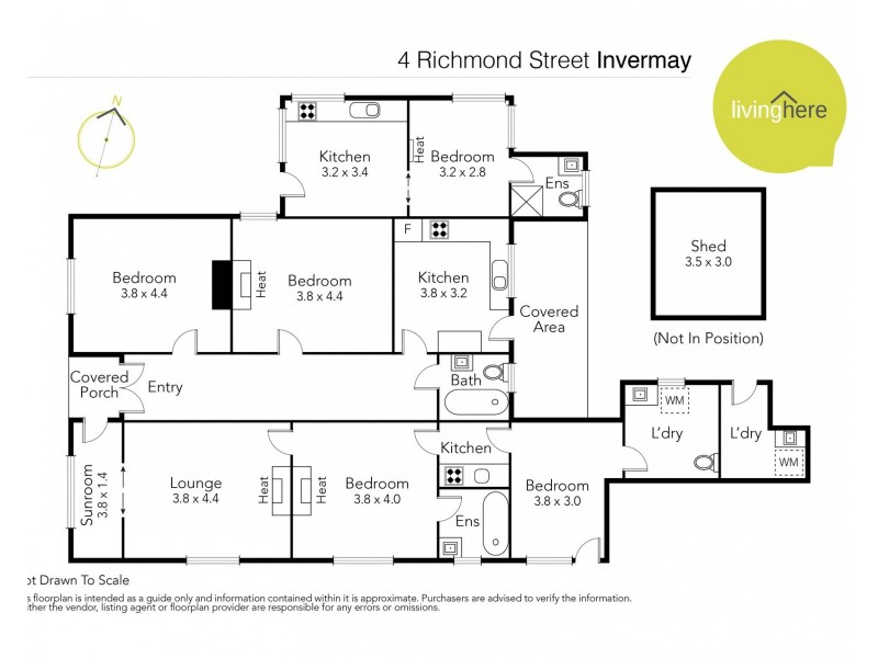 4 Richmond Street, Invermay TAS 7248 Floorplan
