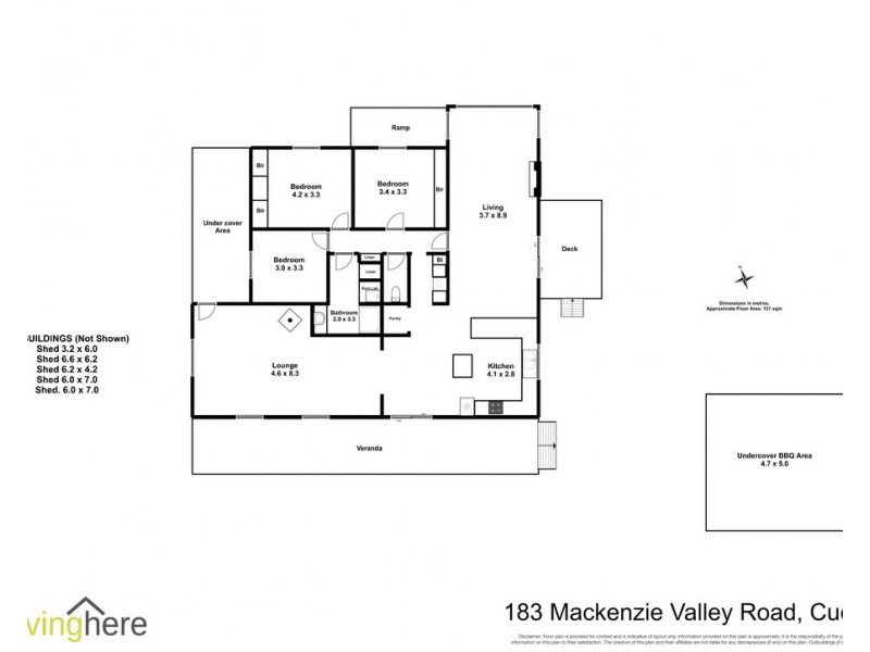 183 Mackenzie Valley Road, Cuckoo TAS 7260 Floorplan