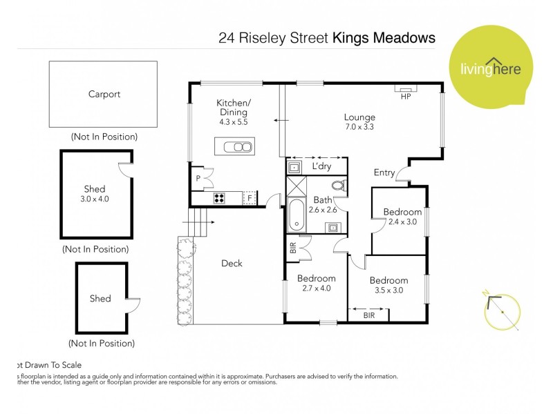 24 Riseley Street, Kings Meadows TAS 7249 Floorplan
