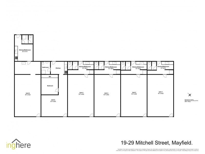 19-29 Mitchell Street, Mayfield TAS 7248 Floorplan