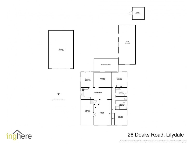 26 Doaks Road, Lilydale TAS 7268 Floorplan