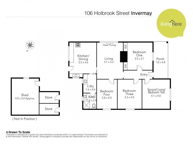 106 Holbrook Street, Invermay TAS 7248 Floorplan