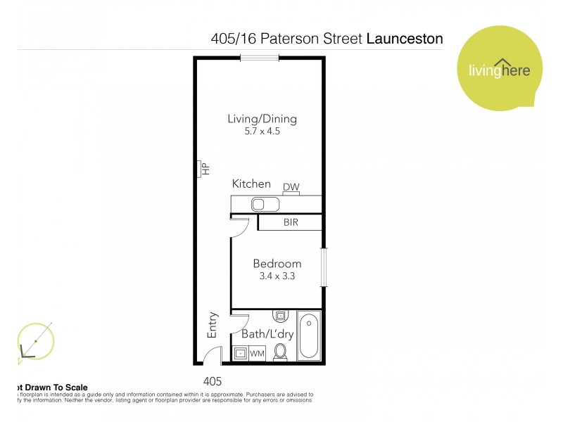 405/16 Paterson Street, Launceston TAS 7250 Floorplan
