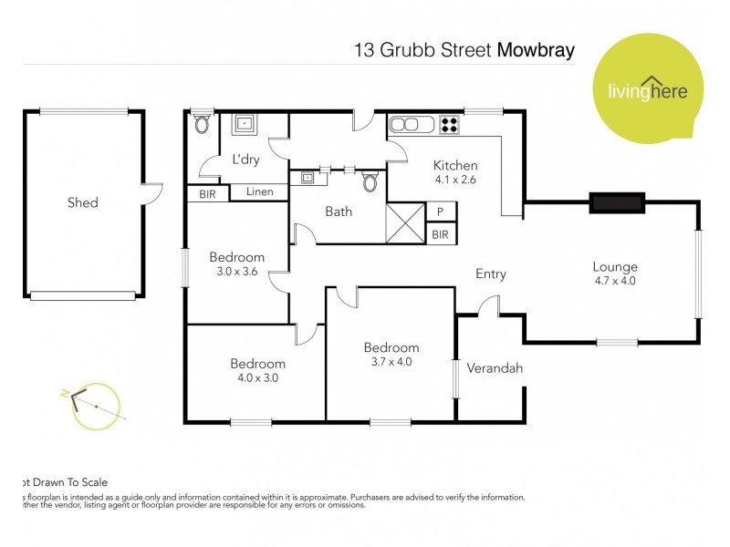 13 Grubb Street, Mowbray TAS 7248 Floorplan