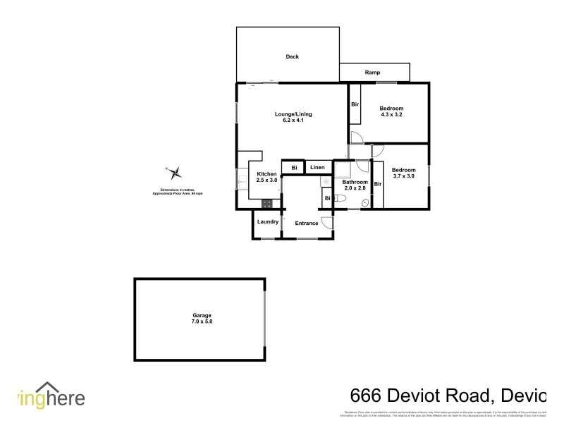 666 Deviot Road, Deviot TAS 7275 Floorplan