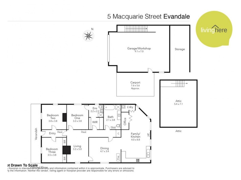 5 Macquarie Street, Evandale TAS 7212 Floorplan