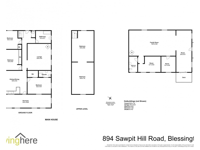 894 Sawpit Hill Road, Blessington TAS 7212 Floorplan