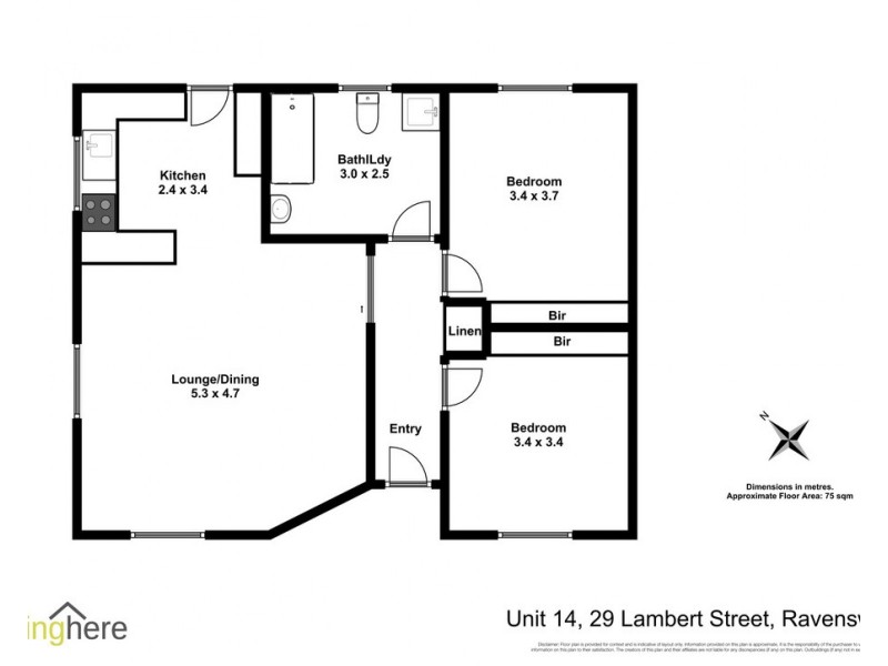 14/9-27 Lambert Street, Ravenswood TAS 7250 Floorplan