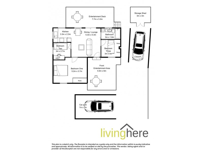 40 Crandon Crescent, Newnham TAS 7248 Floorplan