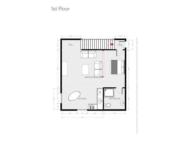 1/22 Macquarie Street, George Town TAS 7253 Floorplan
