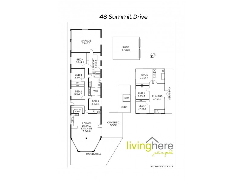 48 Summit Drive, Devon Hills TAS 7300 Floorplan