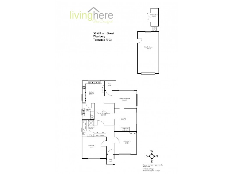 58 William Street, Westbury TAS 7303 Floorplan