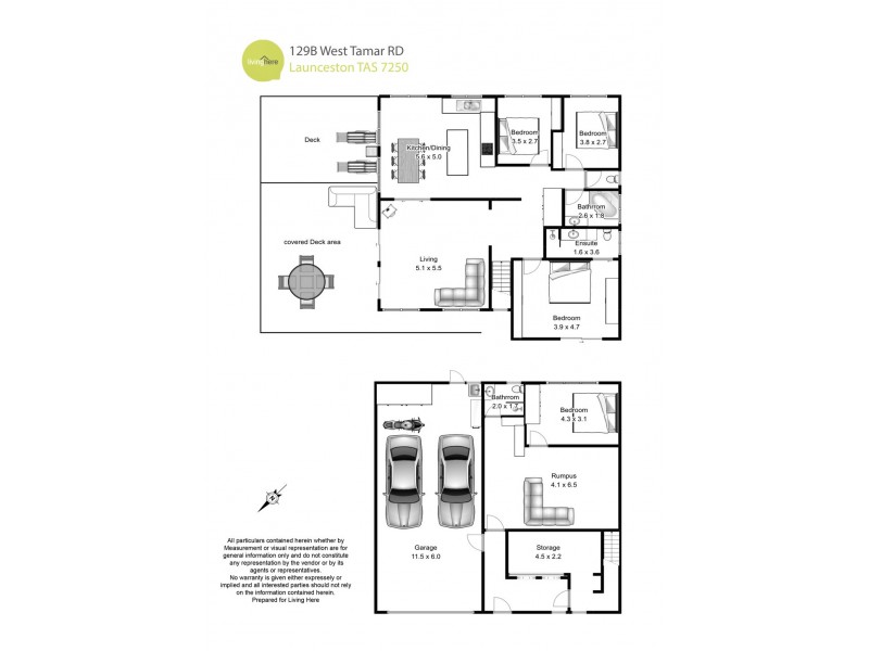 129b West Tamar Road, Trevallyn TAS 7250 Floorplan