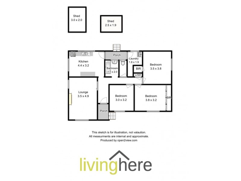 22 Manning Street, Riverside TAS 7250 Floorplan