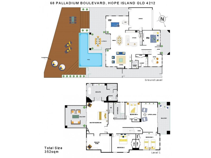 68 Palladium Boulevard, Hope Island QLD 4212 Floorplan