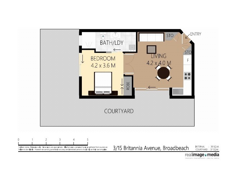 3/15 Britannia Avenue, Broadbeach QLD 4218 Floorplan