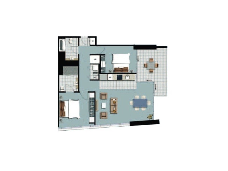 22506/3113 Gold Coast Highway, Surfers Paradise QLD 4217 Floorplan