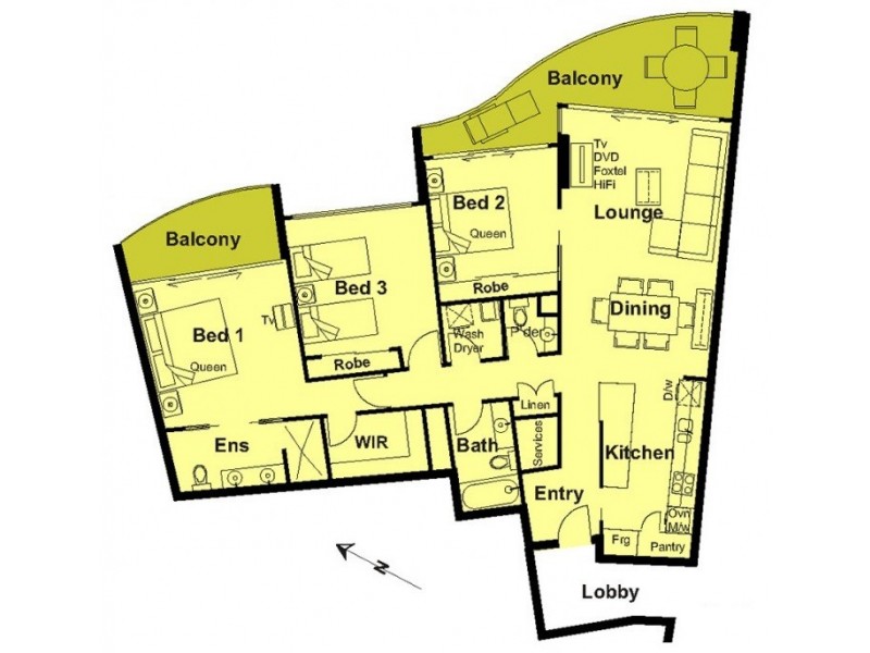 Apt 2372 ‘Chevron Renaissance’ 23 Ferny Avenue, Surfers Paradise QLD 4217