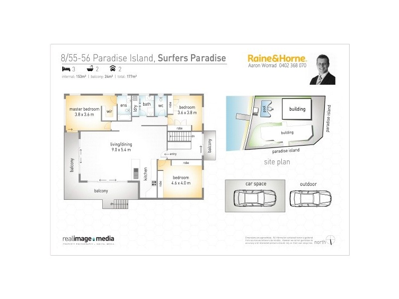 Unit 8/ 55-56 Paradise Island, Surfers Paradise QLD 4217 Floorplan