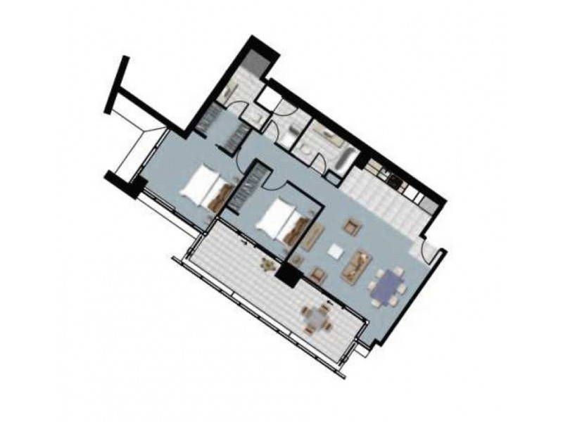 APT 11106/ 3113 Surfers Paradise Boulevard, Surfers Paradise QLD 4217 Floorplan